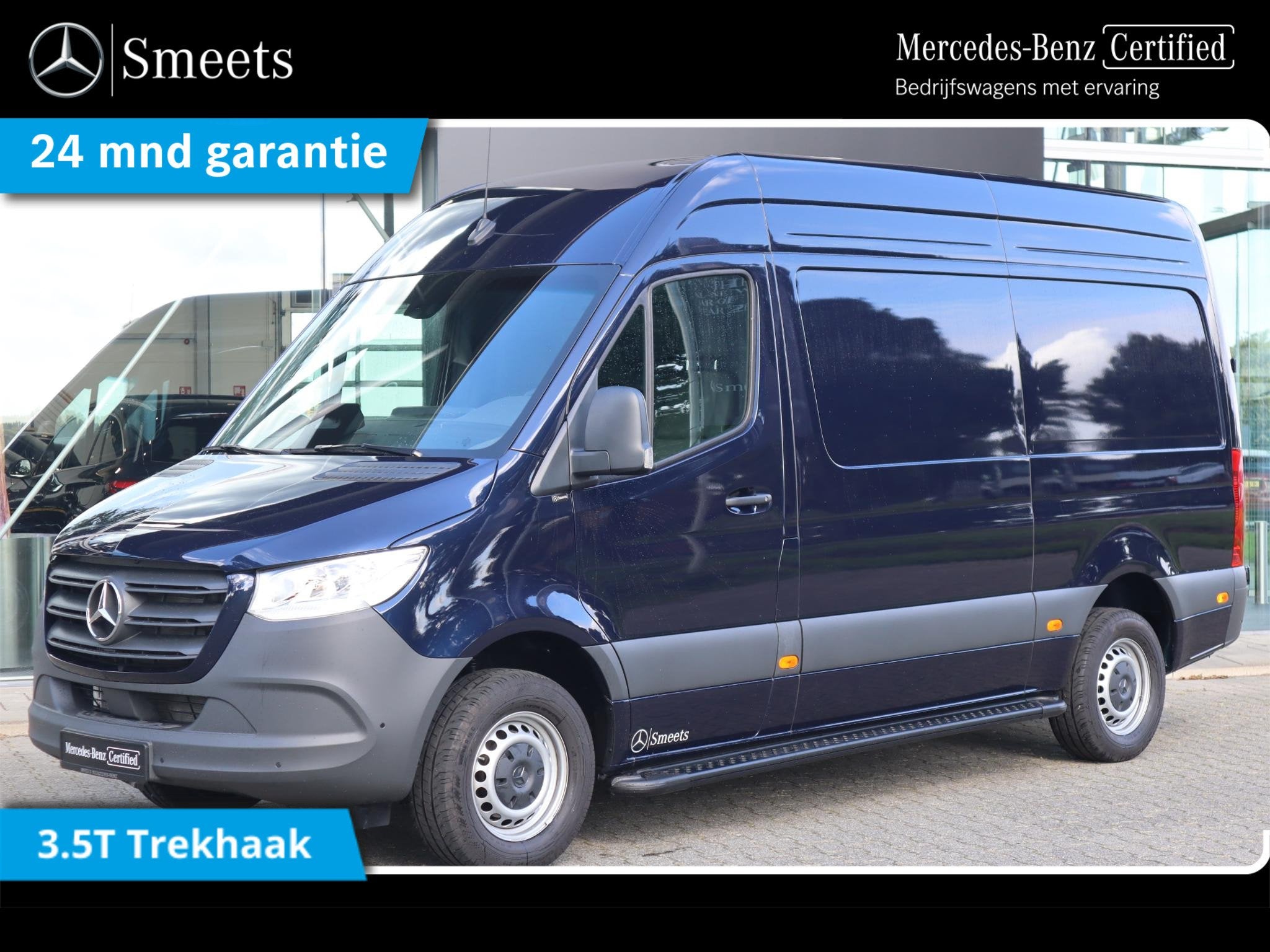 Mercedes-Benz Sprinter 317 CDI L2H2 3.5T TREKHAAK NAVI CARPL, Automaat, 4 deurs, Used 1. Bestelwagens met ervaring., Euro 6