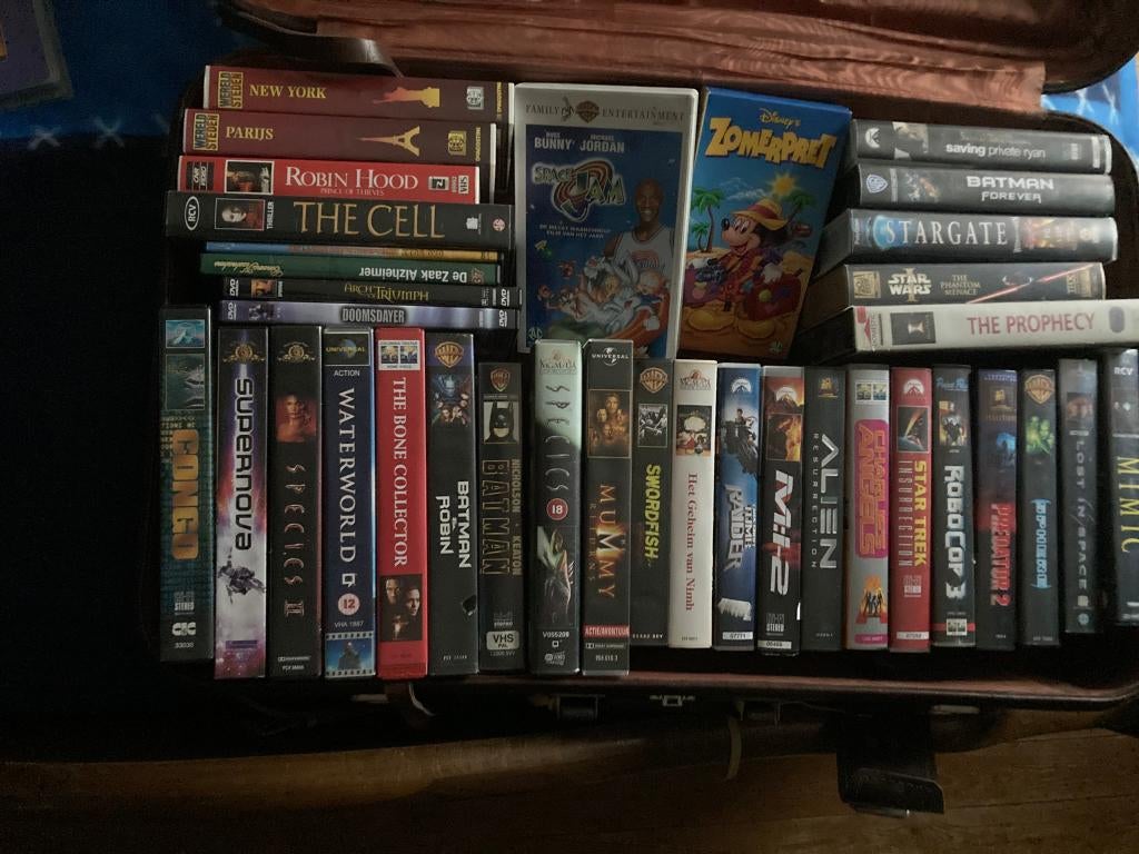 diverse vhs banden, Cd's en Dvd's, VHS | Film, Alle leeftijden, Ophalen, Gebruikt, Thrillers en Misdaad