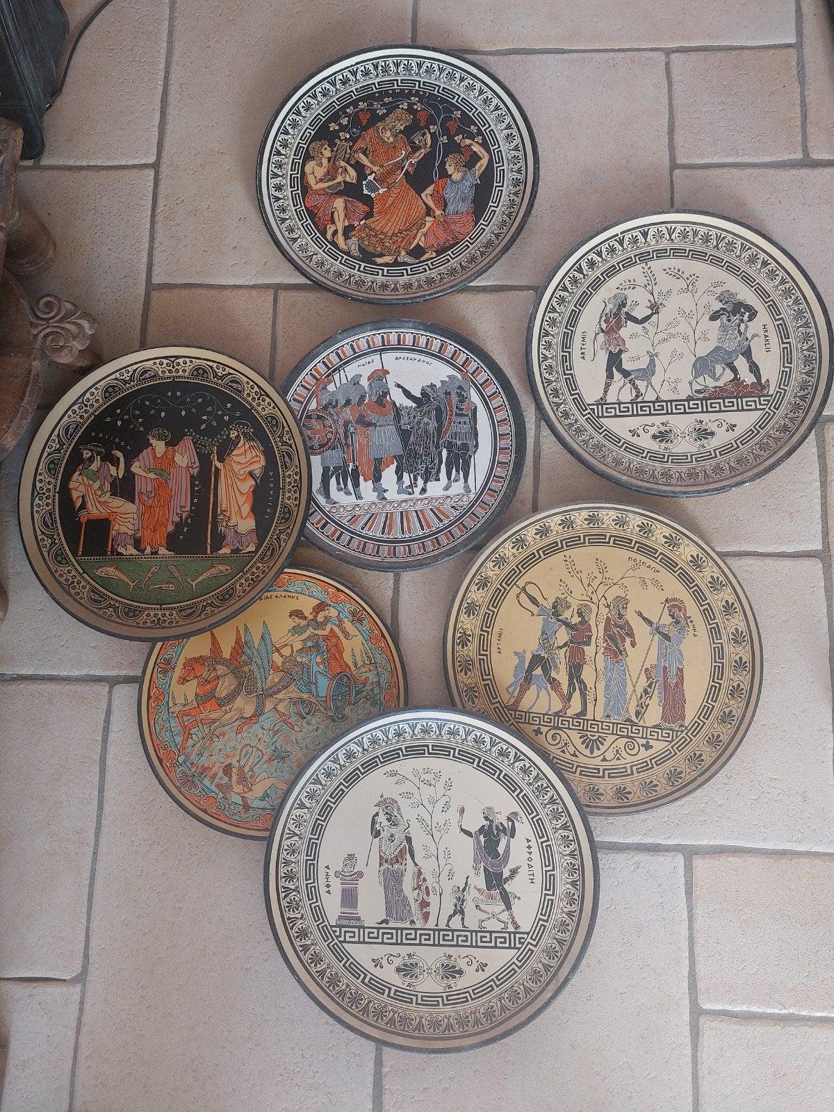 Griekse Borden., Ophalen