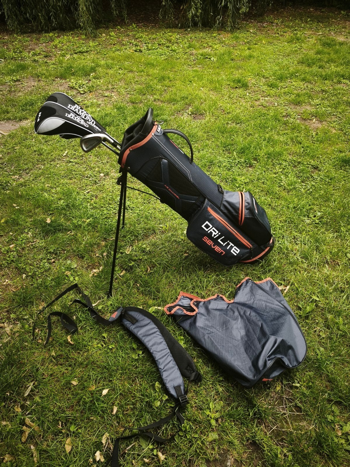 stand bag golf drilite, Enlèvement
