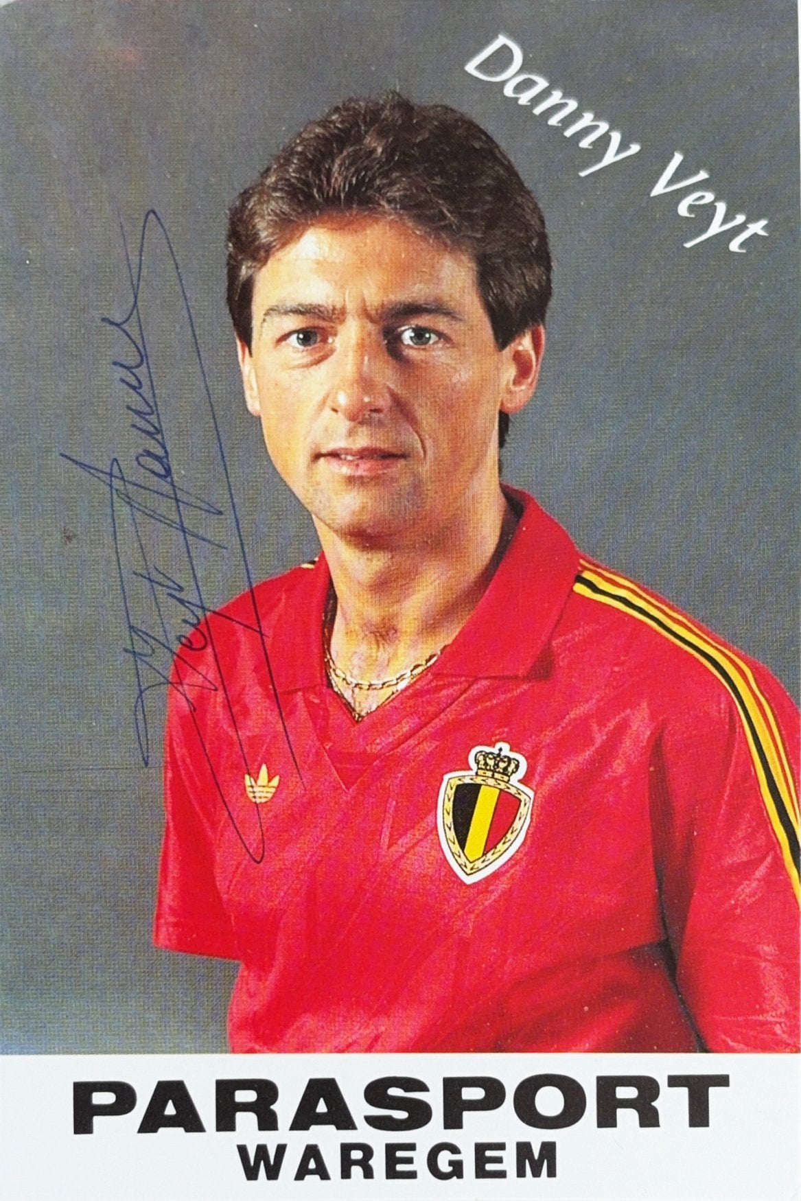 Carte de joueur de Danny Veyt - KSV Waregem - Red Devil, Envoi, Cartes de joueur