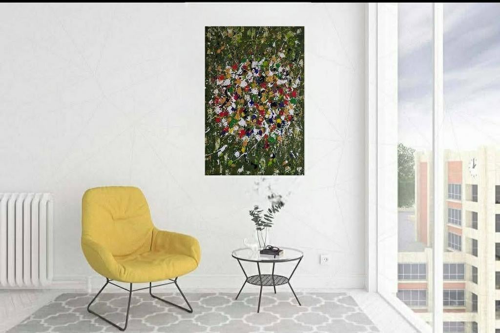 Couleurs de l'esprit, Antiquités & Art, Art | Peinture | Abstraite, Enlèvement