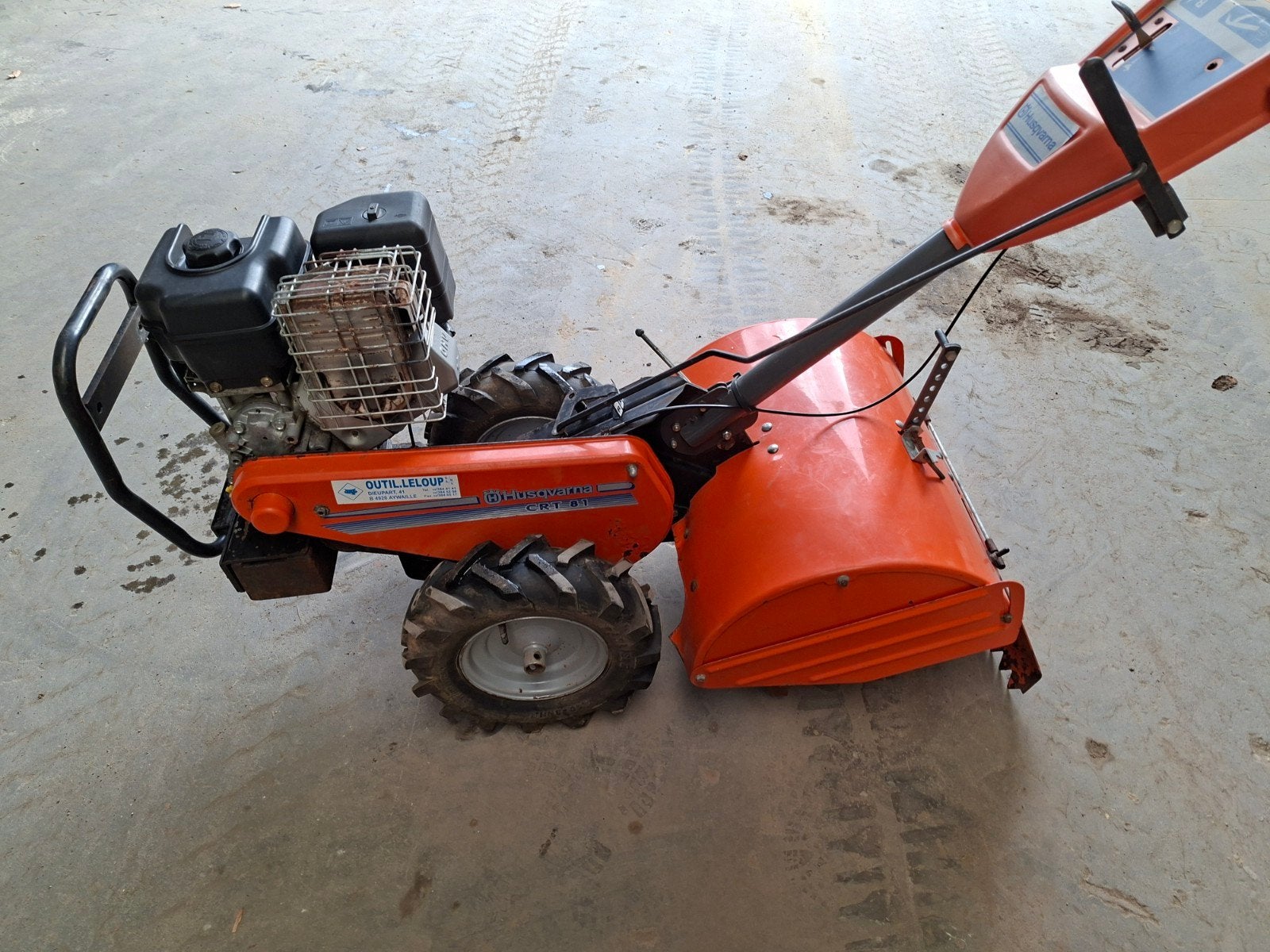 motoculteur husqvarna, Enlèvement, Labour