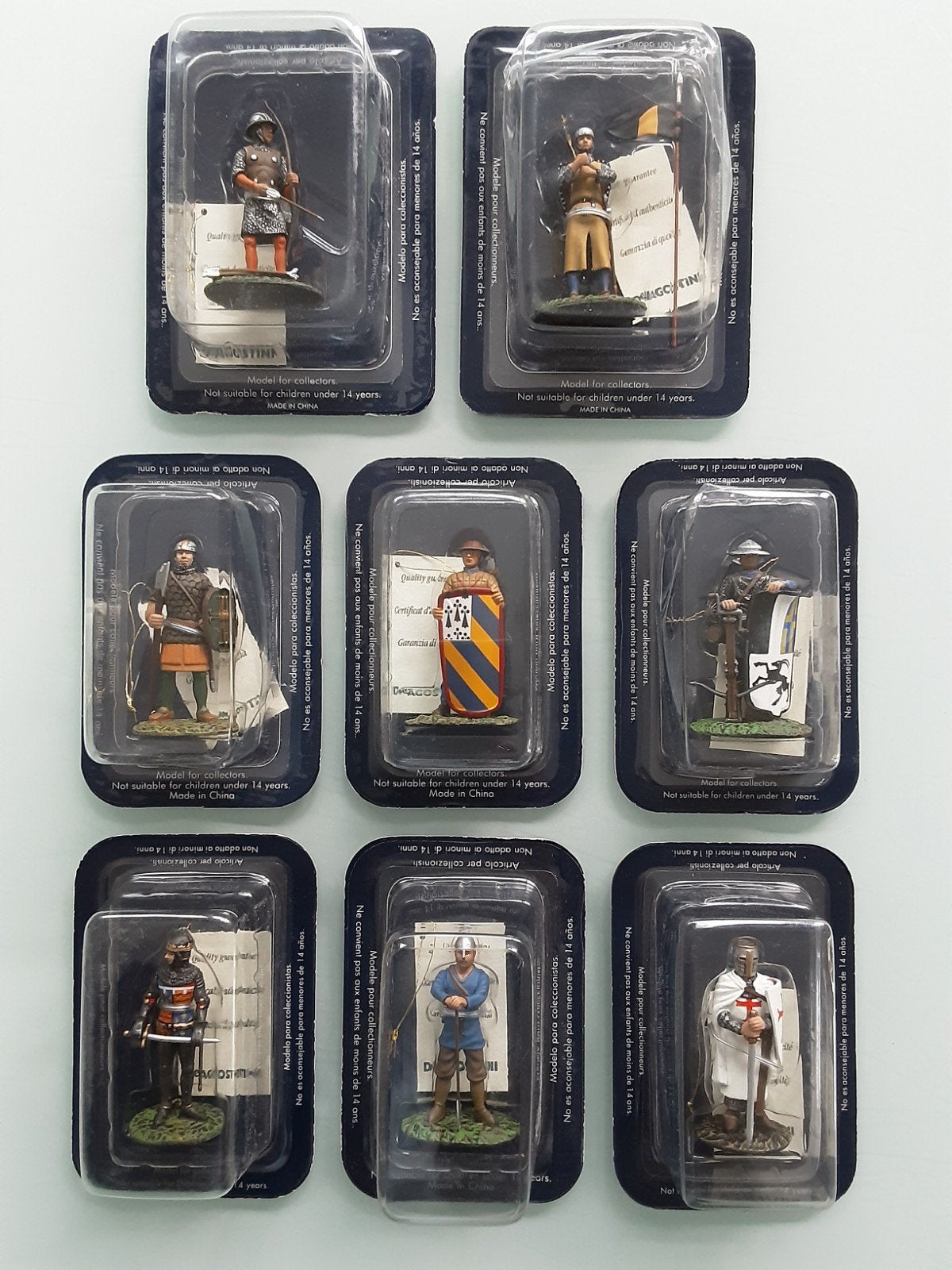 Miniatuur ridders DeAgostini., Hobby en Vrije tijd, Ophalen of Verzenden, Nieuw, Groter dan 1:35, Figuur of Figuren