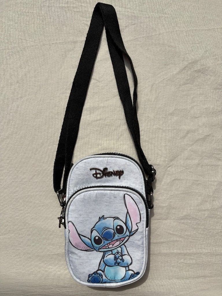 Stitch handtasje, Tas, Grijs, Nieuw, Met opbergvakken