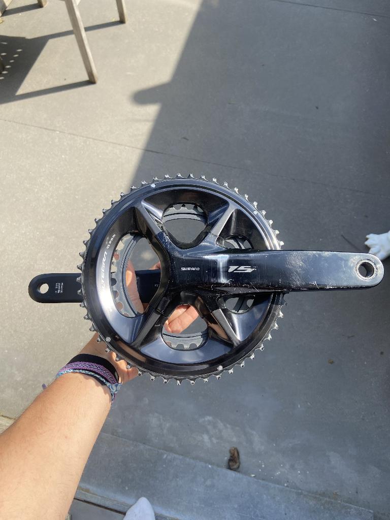 105 4iii Powermeter crankset, Fietsen en Brommers, Fietsonderdelen, Gebruikt, Crankstel of Pedalen, Gravelbike, Racefiets, Ophalen of Verzenden