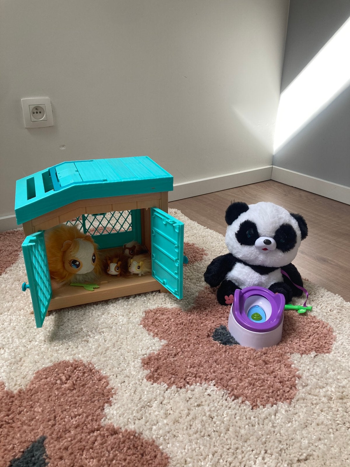 Baby Panda + Mama Surprise Pluche Cavia, Ophalen, Zo goed als nieuw