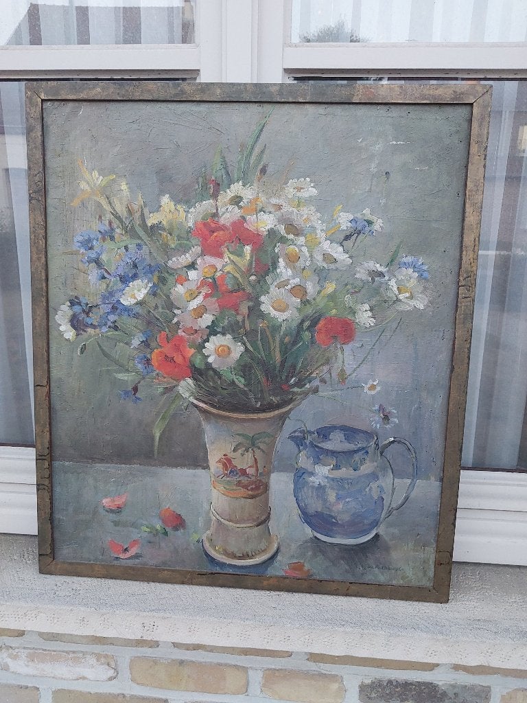 Helene de Miszewska, artiste gantoise, Antiquités & Art, Enlèvement, Nature morte