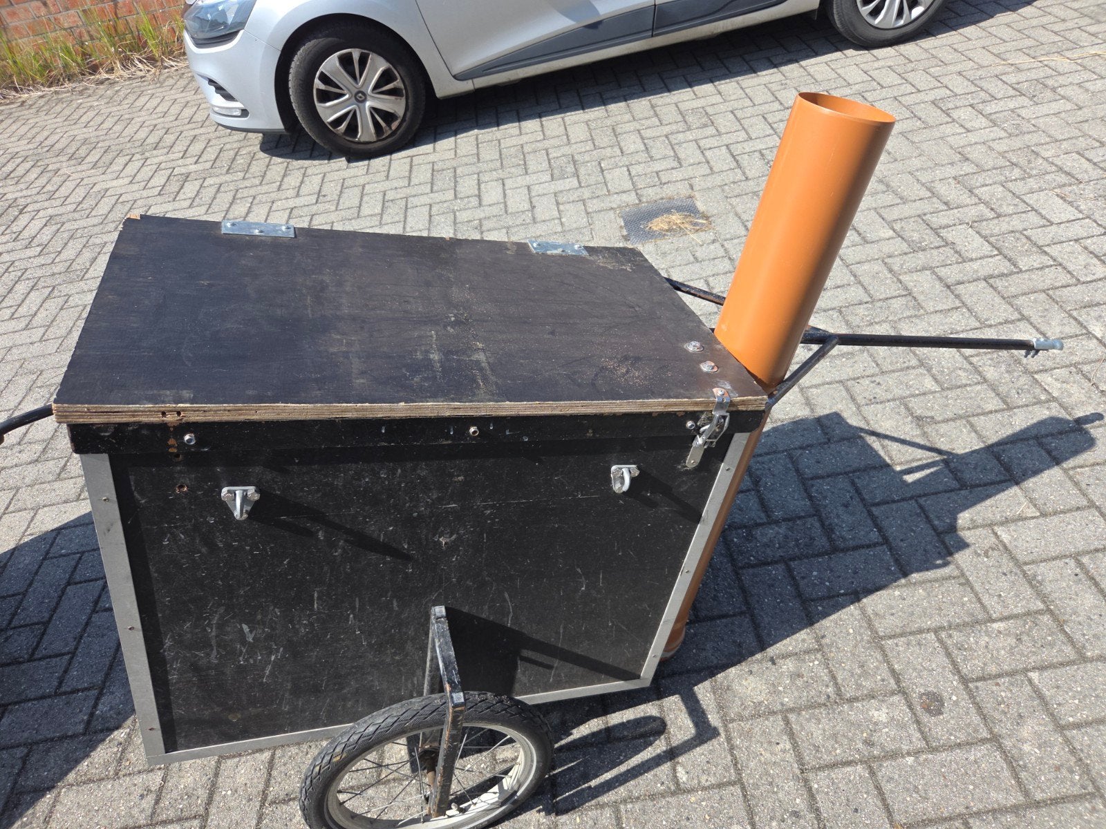 Viscar voor achter fiets of bromfiets, Fietsen en Brommers, Ophalen