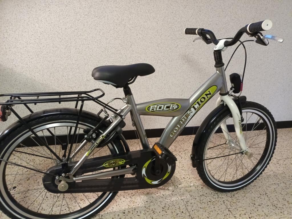 Jongensfiets 20"  Golden lion, Neuf, Frein sur jante, Golden Lion Rock, Frein à main