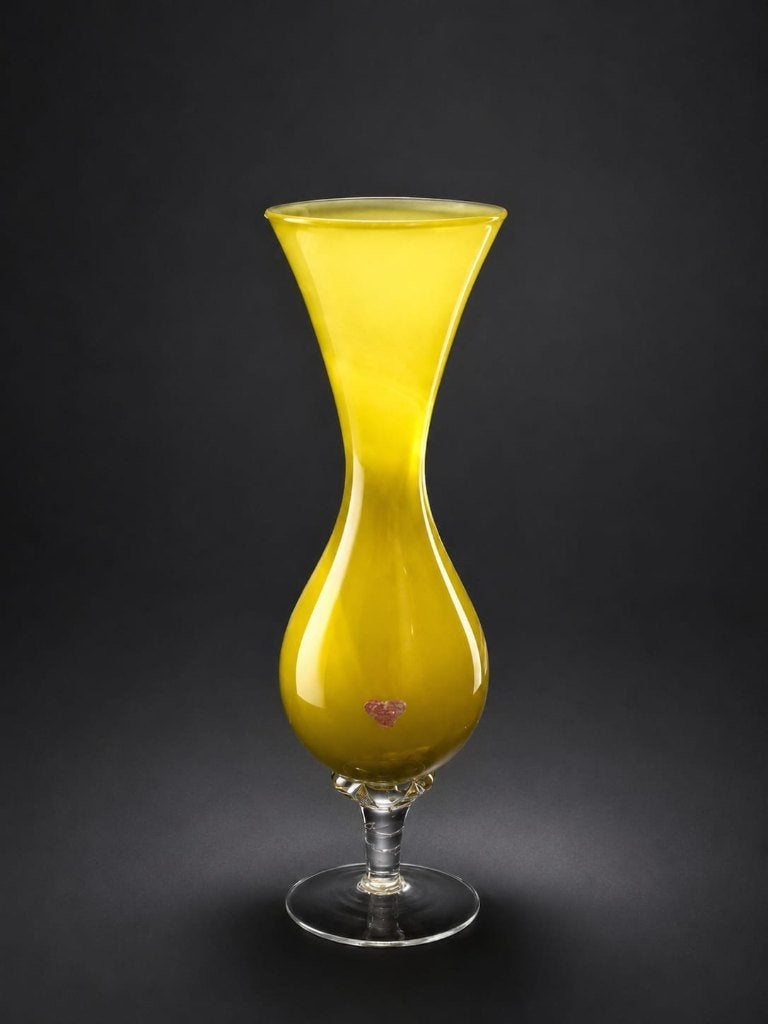 Vase décoratif en verre soufflé de Murano., Antiquités & Art, Enlèvement