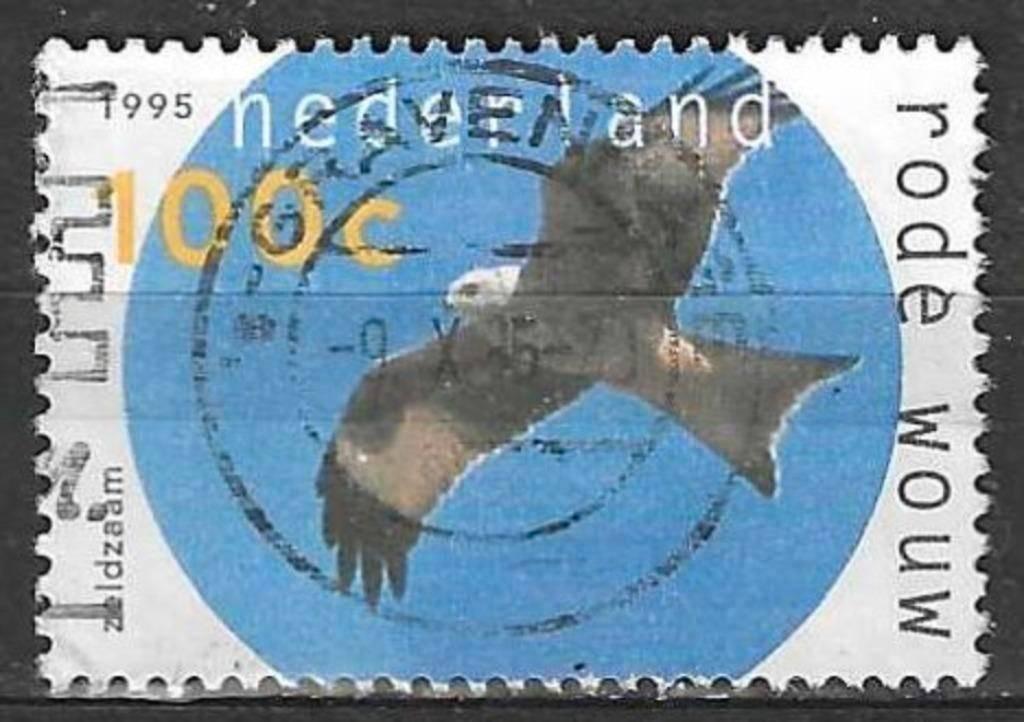 Pays-Bas 1995 - Yvert 1515 - Oiseaux de proie (ST), Envoi, Affranchi
