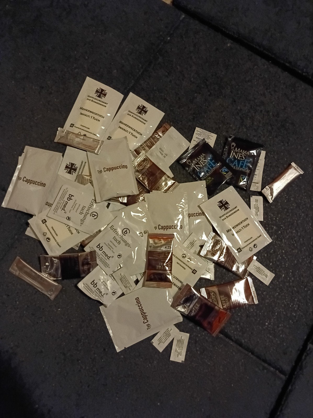 ration de combat, Enlèvement ou Envoi
