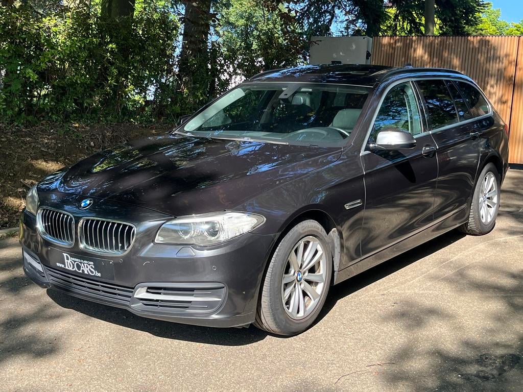 BMW 5 Serie 520 Led-Xenon-Pano-Navi Prof-Verw.Leer-BT-Pdc-17, Cuir, Euro 6, Entreprise, Carnet d'entretien