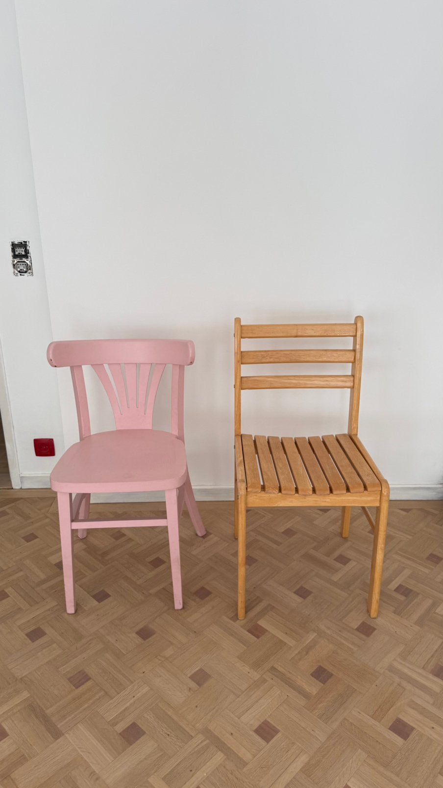Variëteit aan stoelen, Ophalen, Zo goed als nieuw