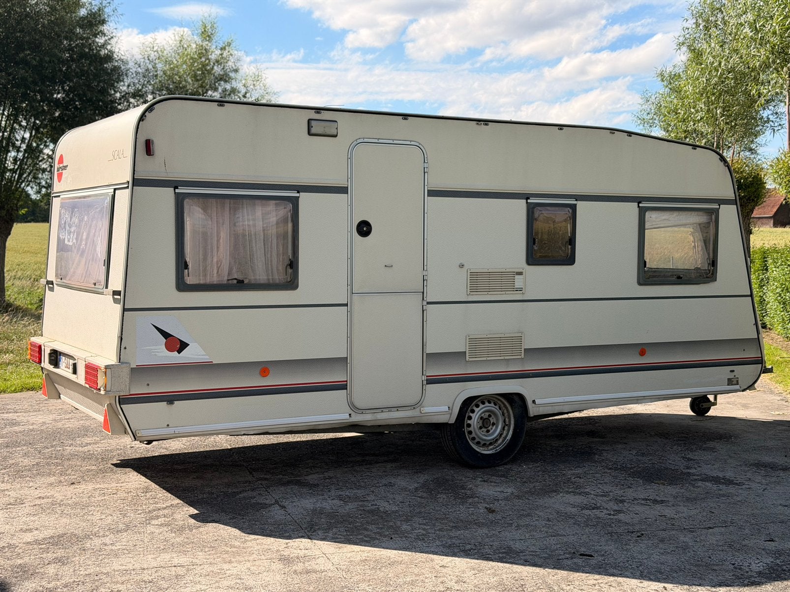 Zeer mooie caravan, Caravans en Kamperen, Caravans, Bedrijf, Treinzit, Douche