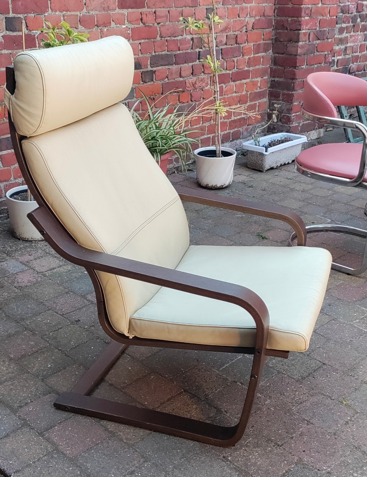 Ikea POÄNG fauteuil zetel ligstoel - 8 vintage stoelen, Ophalen