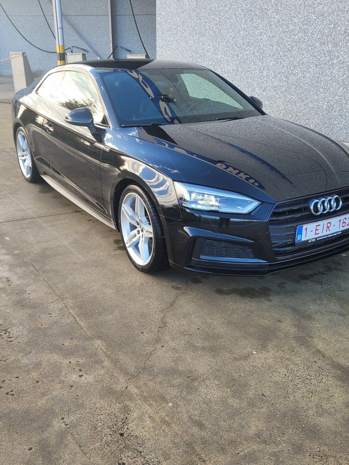 audi a5 coupe, Auto's, Zwart, Leder, 5 zetels, Particulier