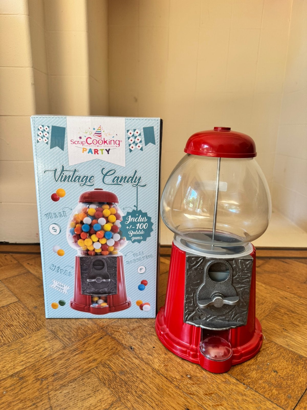 Kauwgomballenautomaat Vintage Candy, prima staat!, Ophalen, Zo goed als nieuw