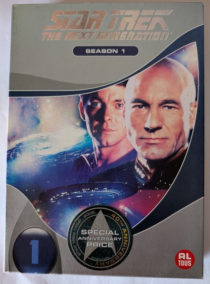 Star Trek TNG, Cd's en Dvd's, Dvd's | Tv en Series, Ophalen, Engels, Seizoen 1, Nederlands