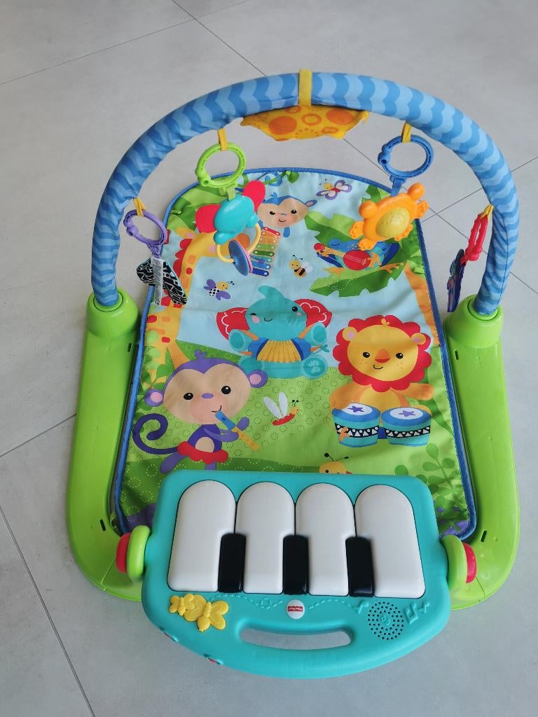 Fisher-Price Kick & Play Piano Gym, Kinderen en Baby's, Ophalen, Zo goed als nieuw, Speelset, Met geluid