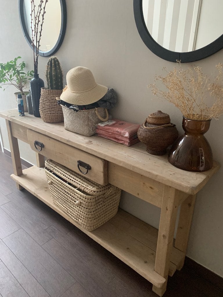 Side table, Ophalen, Zo goed als nieuw, 150 tot 200 cm, Overige houtsoorten