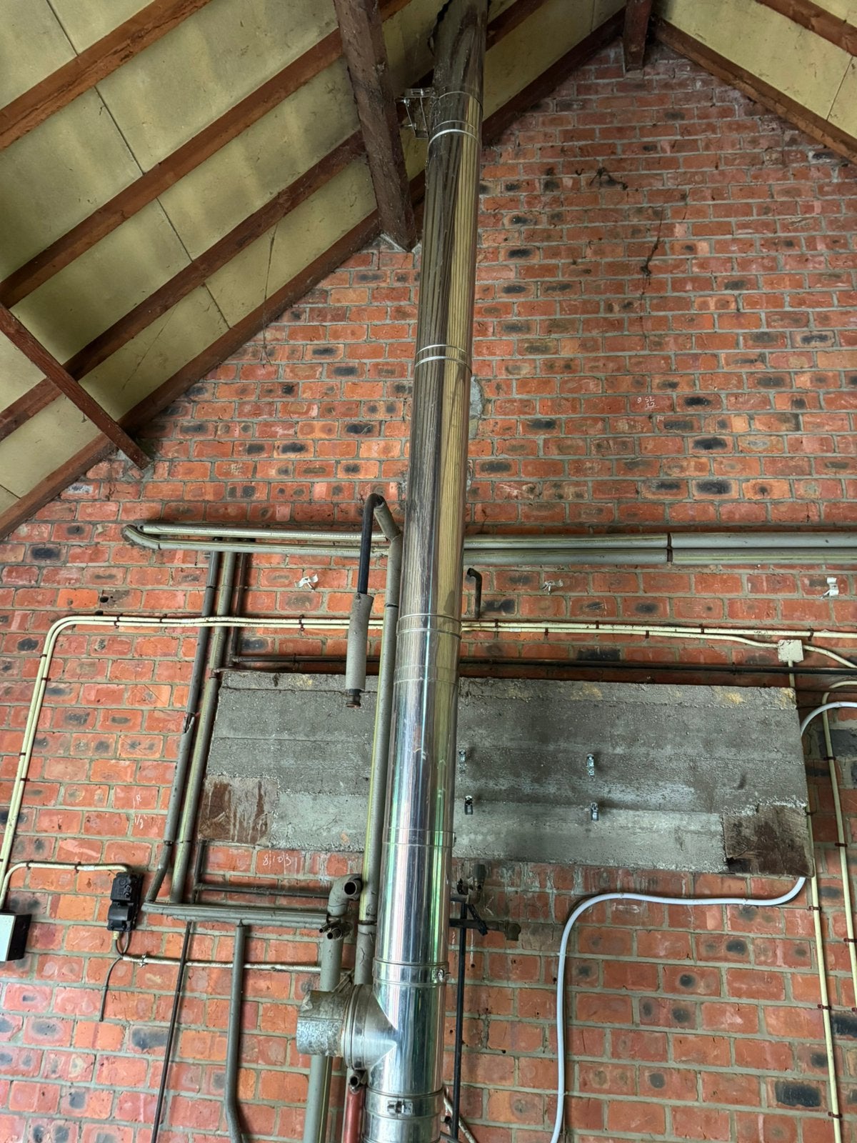 Inox dubbelwandige buis, Ophalen, Gebruikt