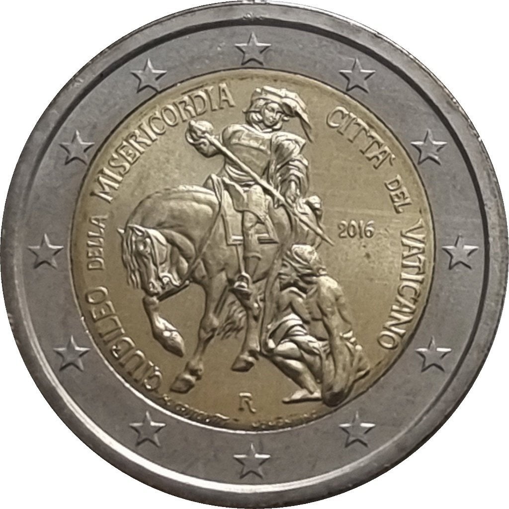 Vaticaan - 2 euro 2016 - LA MISERICORDIA, Postzegels en Munten, Ophalen of Verzenden, Vaticaanstad, 2 euro, Setje