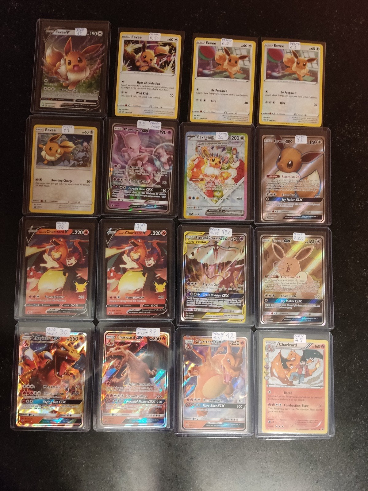 pokemon/charizard/eevee/mewtwo/espeon., Ophalen of Verzenden