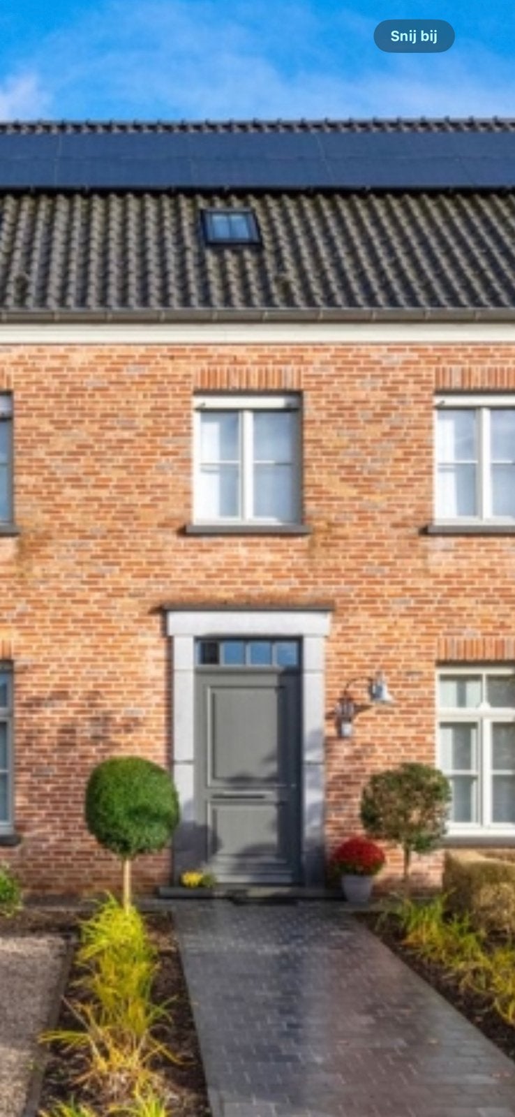 Houten voordeur Belisol, Doe-het-zelf en Bouw, 215 cm of meer, Glas, Ophalen, 100 tot 120 cm