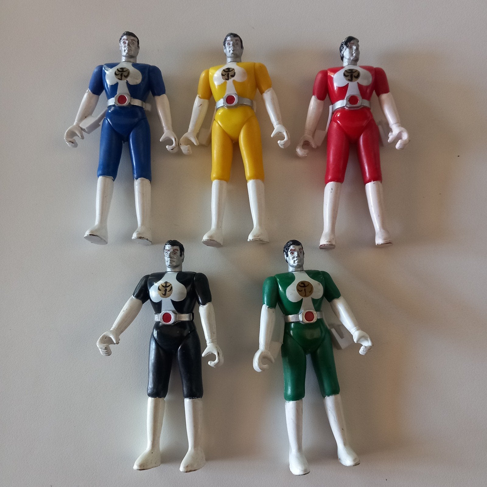 5 vintage Mighty Morphin Power Rangers, Verzamelen, Ophalen of Verzenden