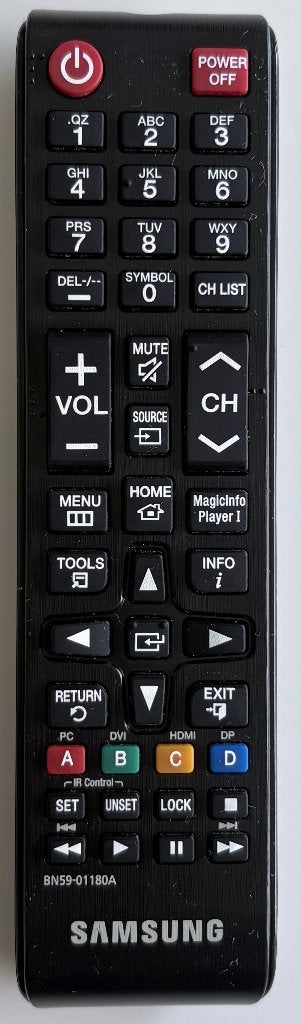 Samsung BN59-01180A afstandsbediening TV remote, Audio, Tv en Foto, Afstandsbedieningen, Ophalen of Verzenden, Zo goed als nieuw