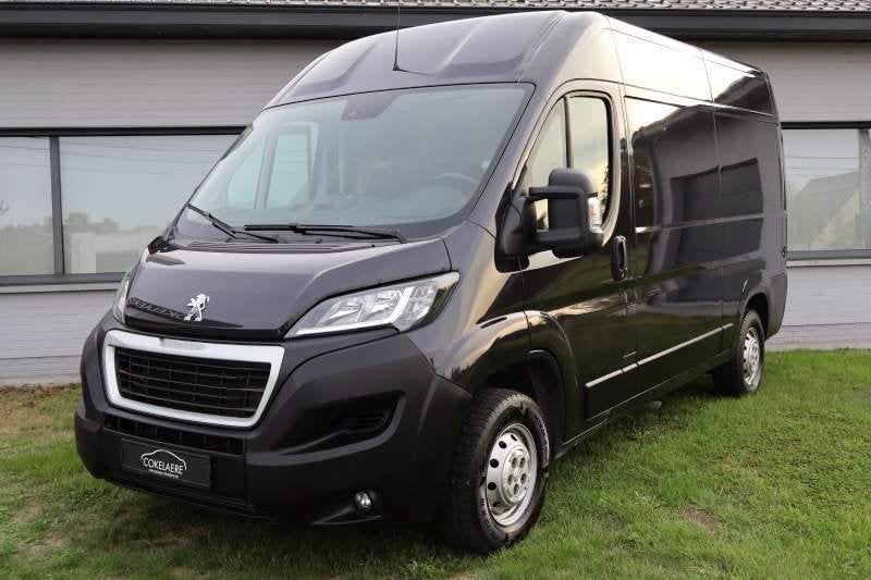 Peugeot Boxer 2.2HDi L2H2 Navi/Airco/Camera/Trekhaak/DAB/USB, Auto's, Voorwielaandrijving, Stof, 4 cilinders, Zwart
