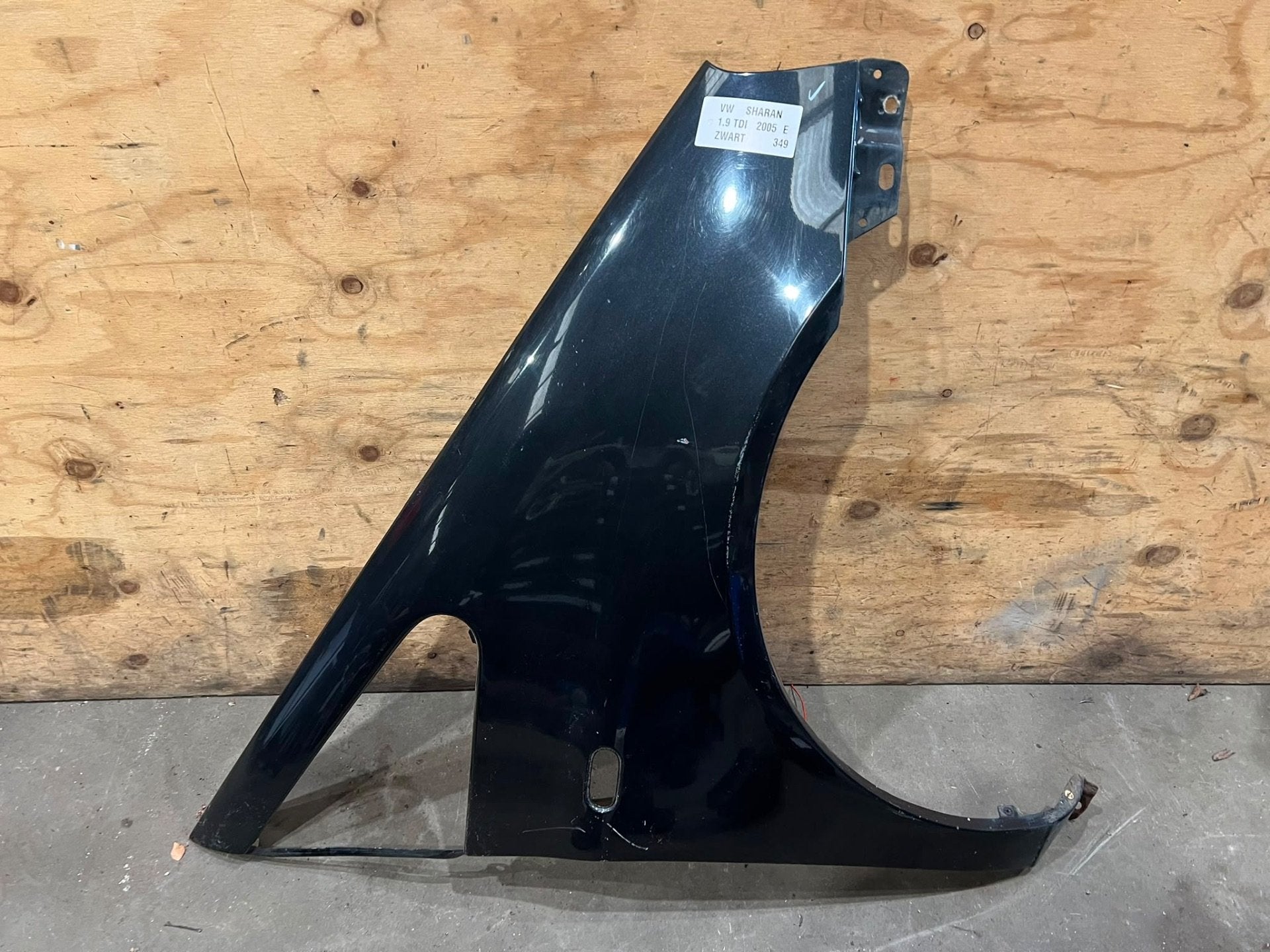 Aile avant droite noire pour Volkswagen Sharan 2000-2010, Volkswagen, Volkswagen AG, Vw@volkswagen.de, Utilisé