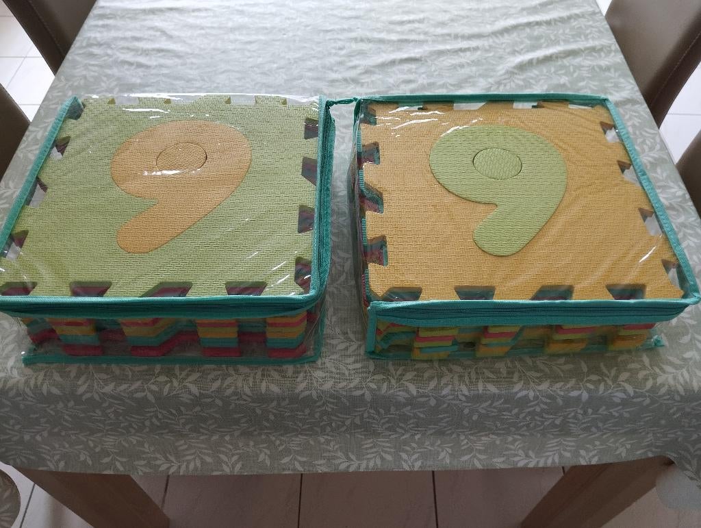 puzzelmatten 10 delig, Kinderen en Baby's, Ophalen, Zo goed als nieuw