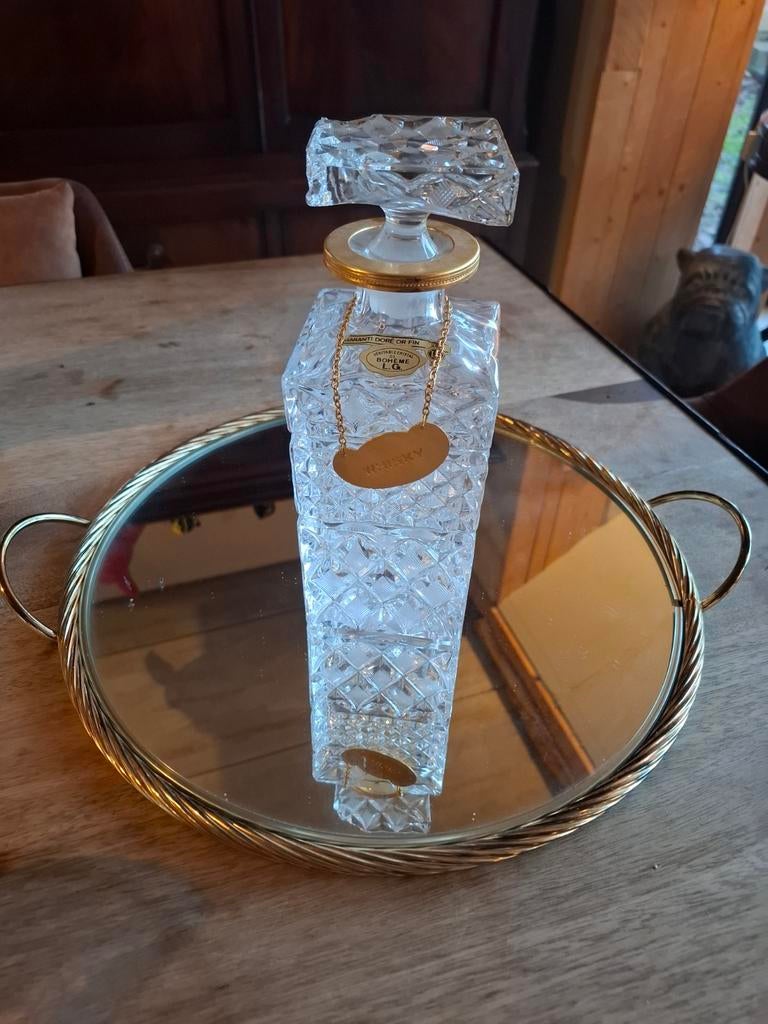 Kristallen whisky karaf – Boheems kristal (L.G.), Ophalen
