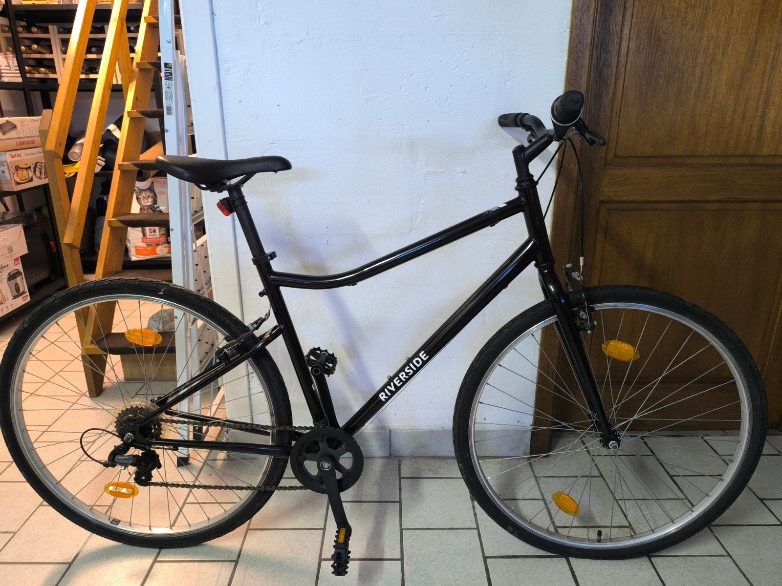 Vélo Riverside 100, noir, taille M-L, Autres marques, Frein sur jante, Moins de 10 vitesses, Enlèvement
