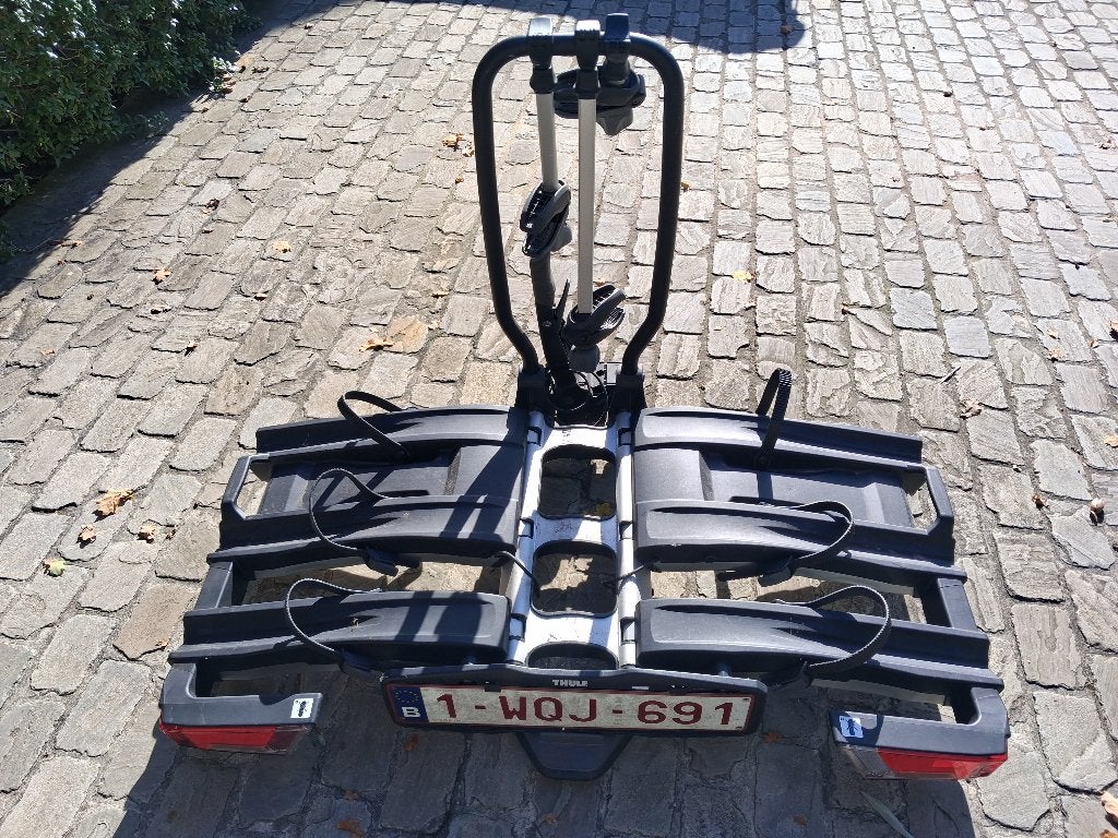 Thule easy fold 3 fietsenrek, Ophalen, 3 fietsen of meer, Zo goed als nieuw, Brede banden