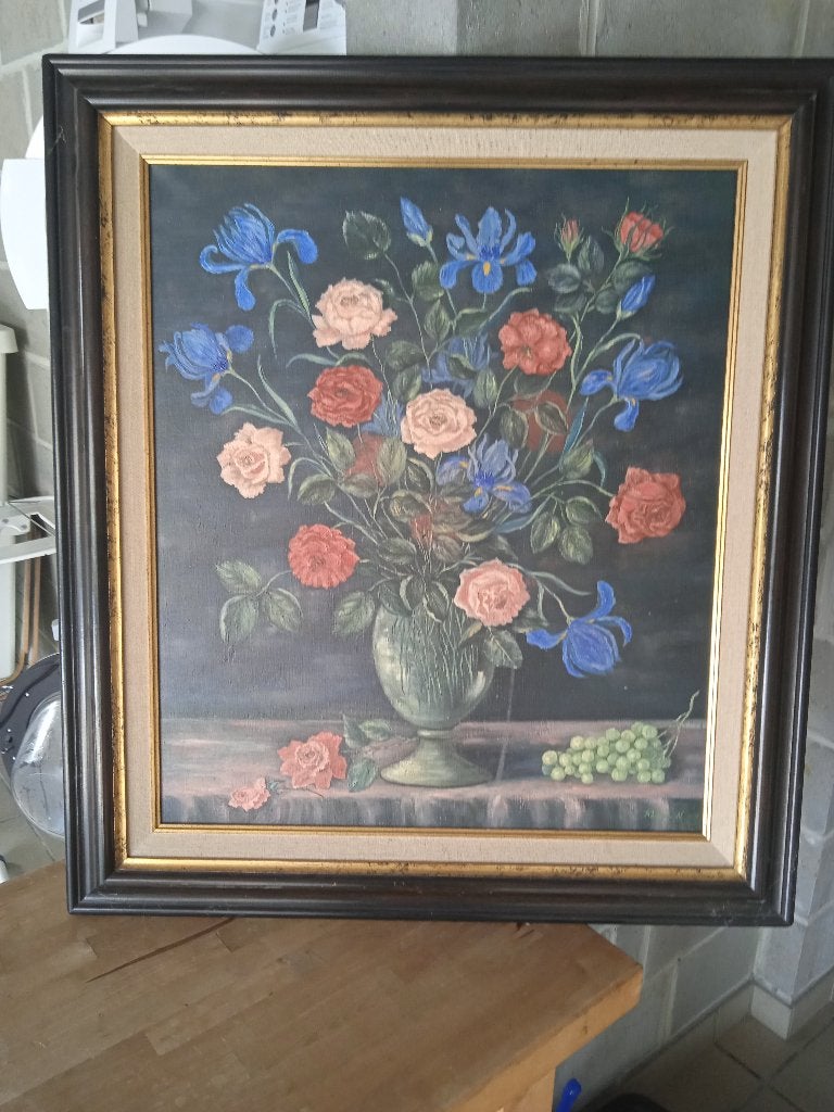 Klassiek bloemstilleven, Antiek en Kunst, Ophalen