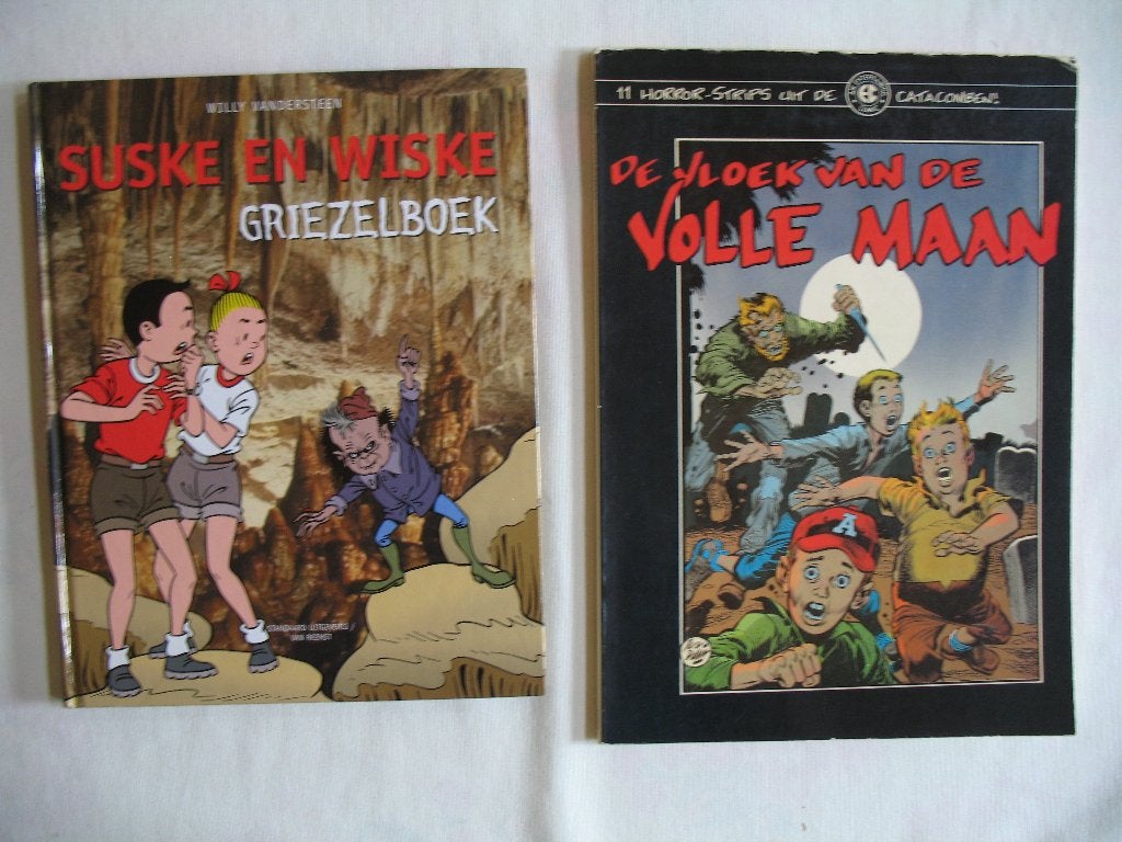 Suske en wiske, Griezelboek, HC en 11 horror-strips ,1ste dr, Plusieurs BD, Enlèvement ou Envoi, Comme neuf