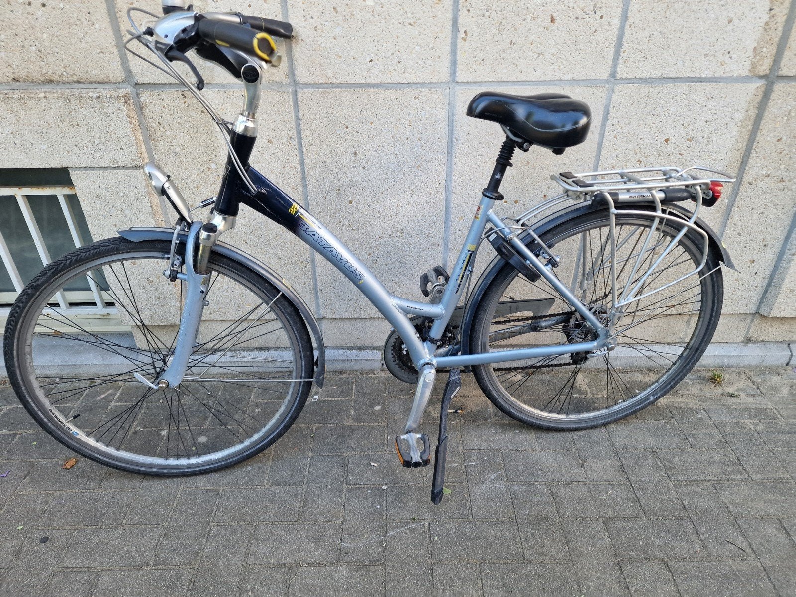 damesfiets batavus, Fietsen en Brommers, Ophalen, Velgrem, Versnellingen, Batavus