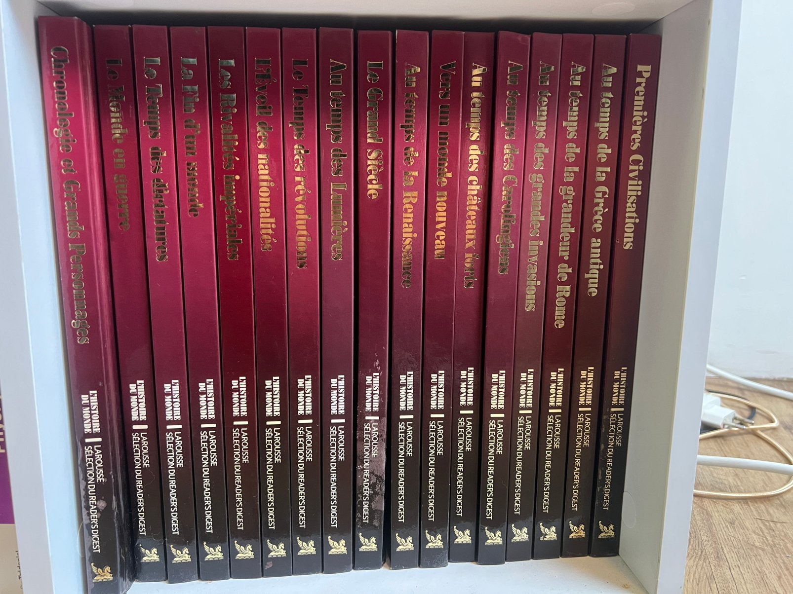 Collection L’Histoire du Monde – Larousse / Reader’s Digest, Livres, Enlèvement, Comme neuf, Général