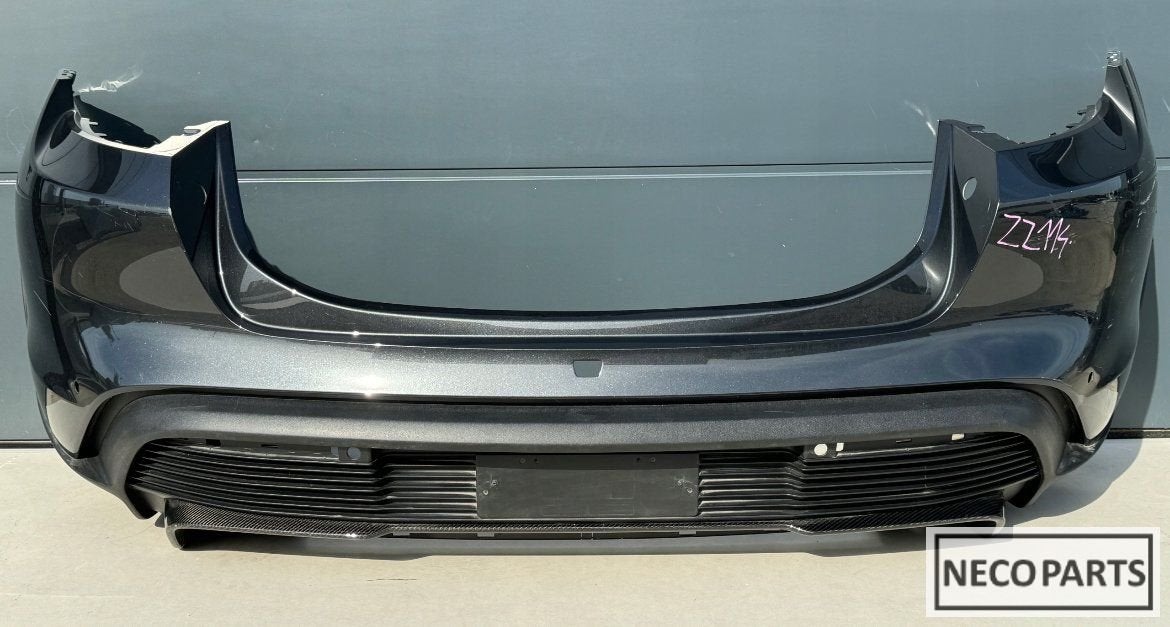 PORSCHE TAYCAN 9J1 REAR BUMPER CARBON LEVERBAAR!!, Gebruikt, -, -, Porsche