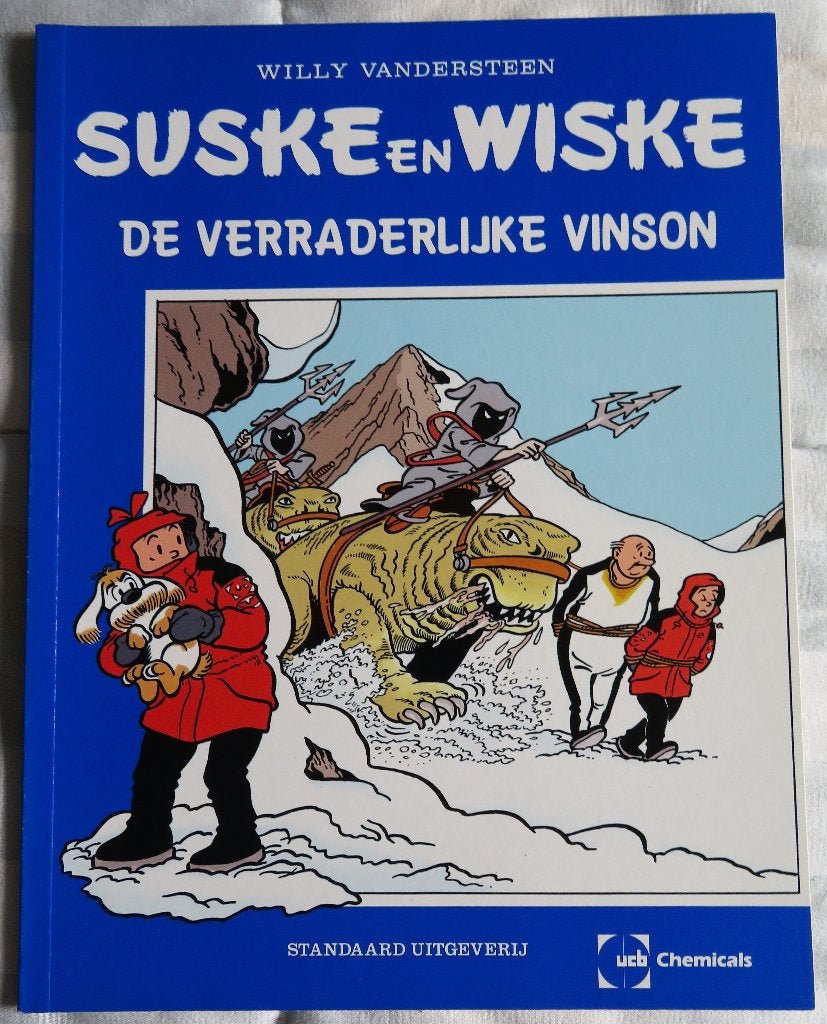Suske en Wiske De verraderlijke Vinson ucb chemicals uitgave, Ophalen of Verzenden, Zo goed als nieuw, Paul Geerts