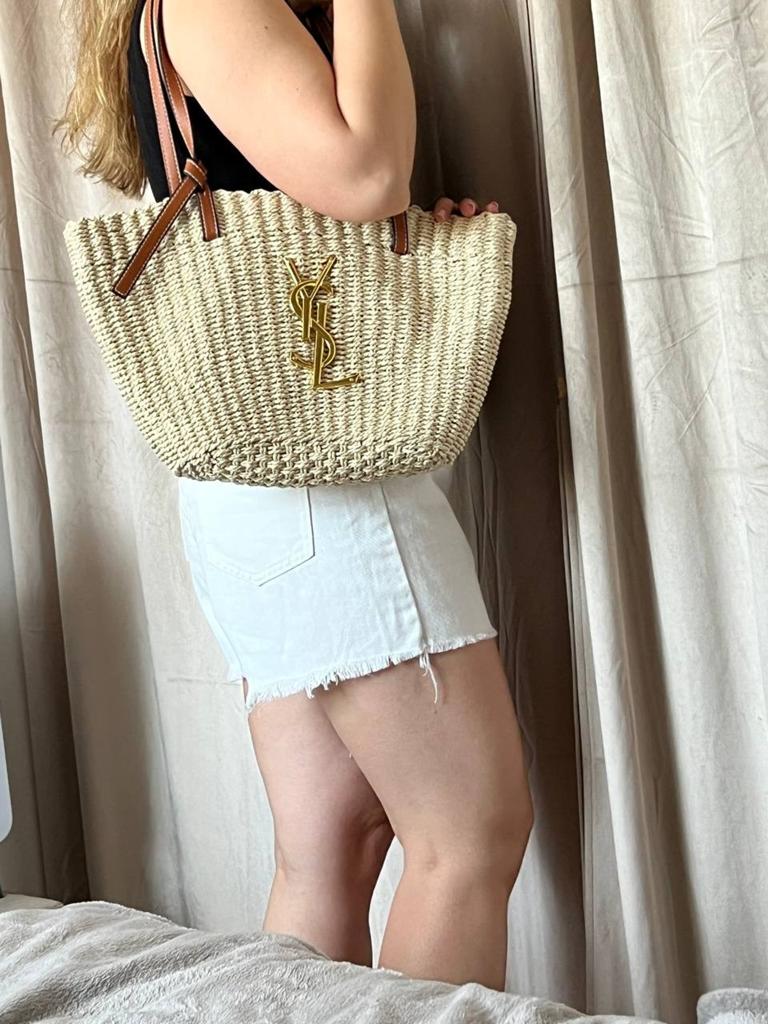 YSL Raffia Tote Bag – Perfecte Zomertas, Kleding | Dames, Jumpsuits, Verzenden