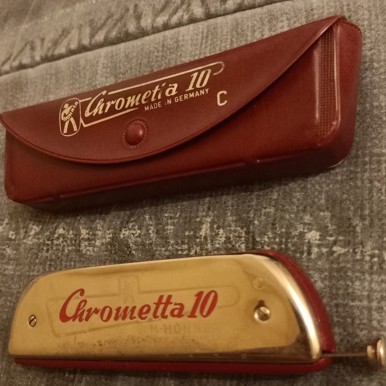 Hohner Chrometta 10 C année 1963, Musique & Instruments, Instruments à vent | Harmonica, Enlèvement ou Envoi