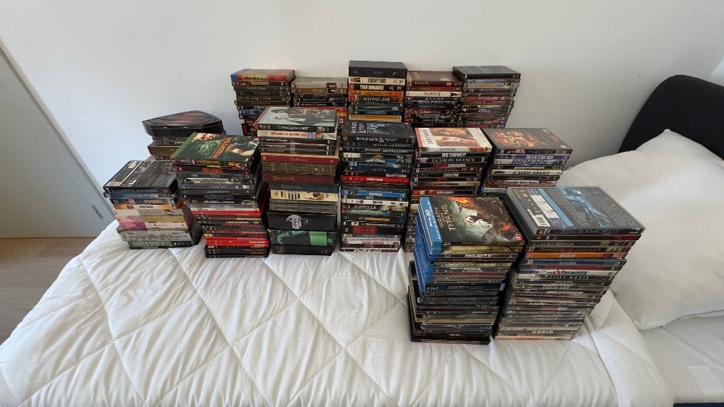 DVD / Blu-ray / en Lot +330, Cd's en Dvd's, Vanaf 18 jaar, Ophalen, Gebruikt