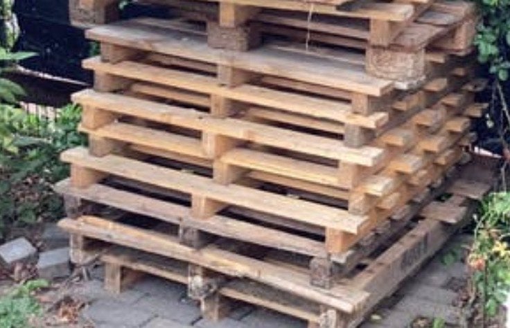 Gratis pallets op te halen, Ophalen, Gebruikt, Pallet