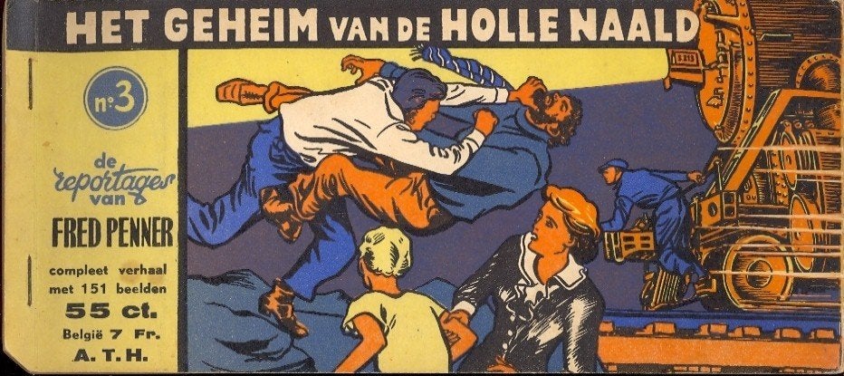 Fred Penner nr 3 - Het geheim van de holle naald., Boeken, Eén stripboek, Ophalen of Verzenden, Gelezen