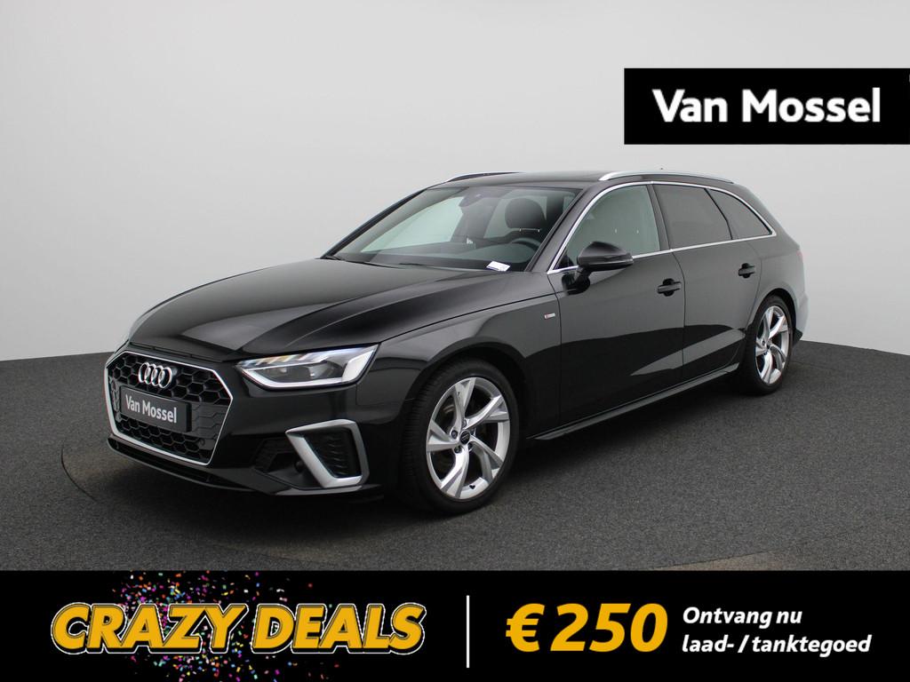 Audi A4 Avant 2.0 35 TFSi 110kW S tronic S line Busine Pano, Auto's, Audi, Stof, Gebruikt, A4, Zwart